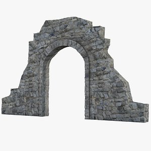 3D Old Stone Entrance