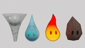 3D Elementals model