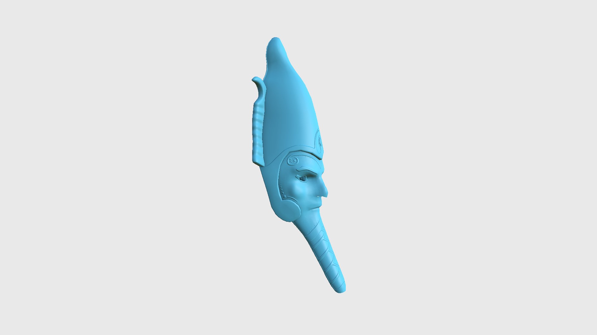 Osiris Mask A07 - Egyptian Gods Character Clothing Model - TurboSquid ...