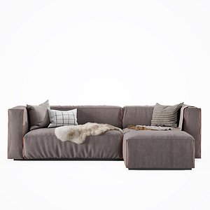 contemporary sofa seat cleon 3D