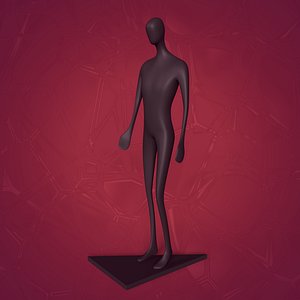 man statue 3D model