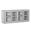 BRETON GLASS 4-DOOR SIDEBOARD