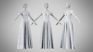 Dress 07 Pattern 12 model