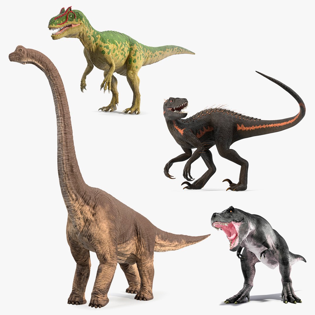 Dinosaurs Collection 7 3D model preview