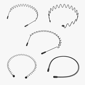 Hairbands Collection 3 3D model