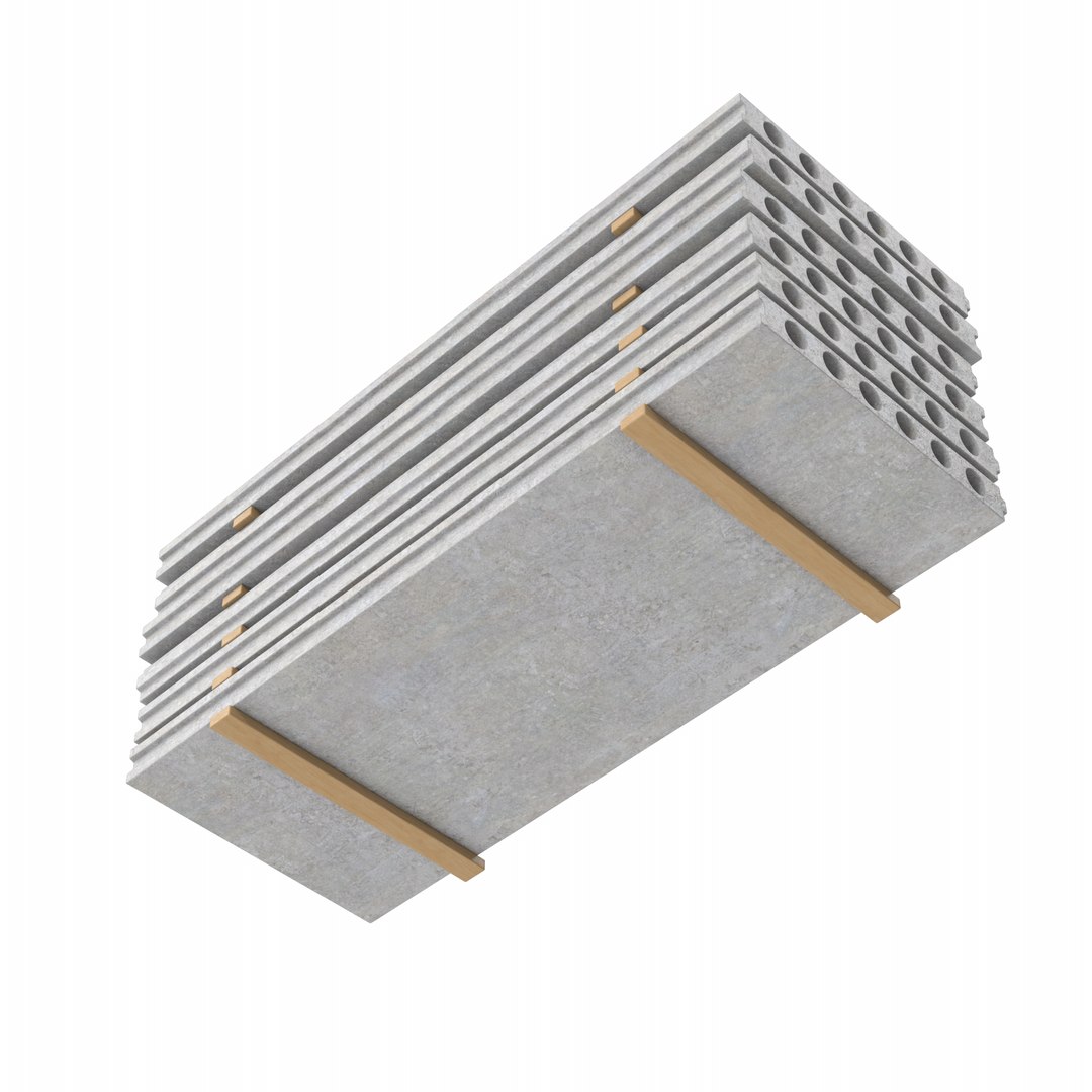 Stacked Concrete Slabs 3D Model - TurboSquid 2142073