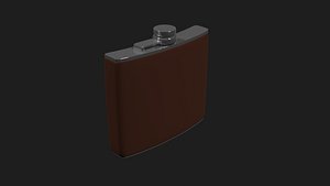 3D Highpoly Flask