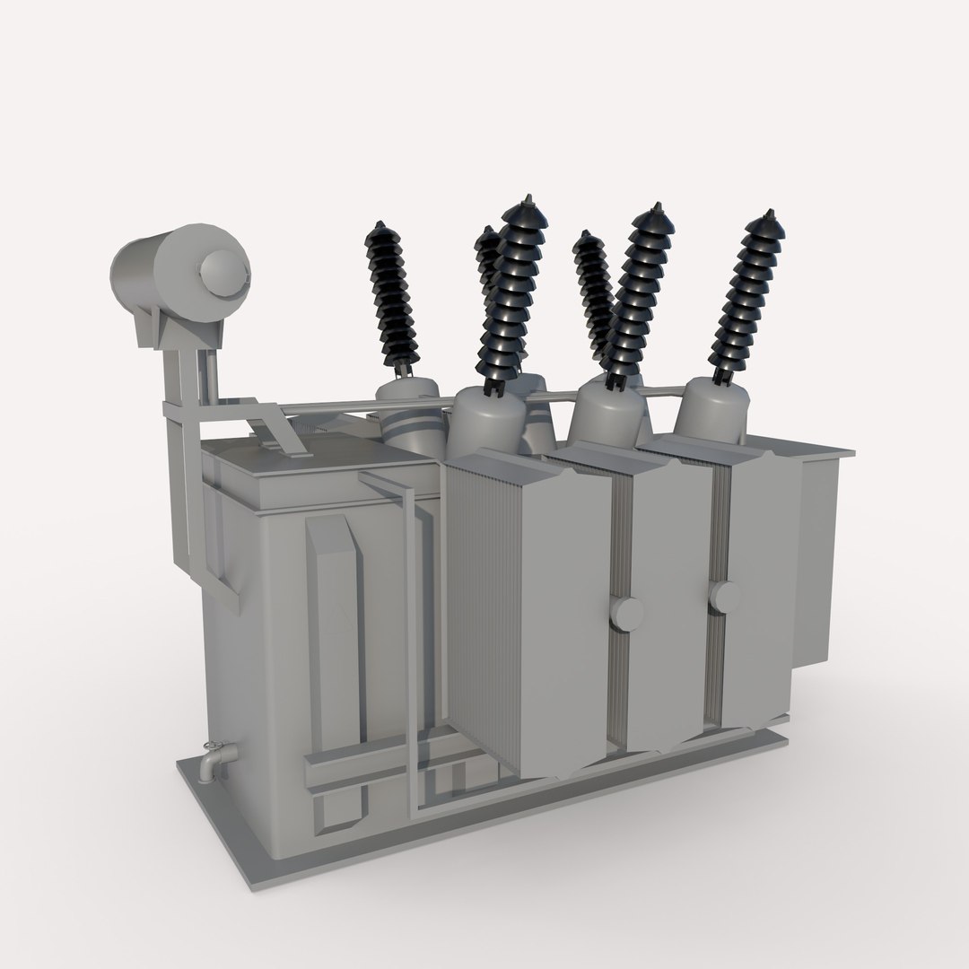 3D Hig Power Transformer Model - TurboSquid 2371083