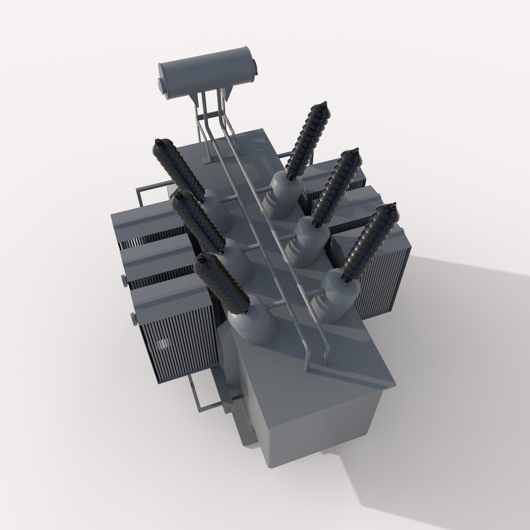3D Hig Power Transformer Model - TurboSquid 2371083