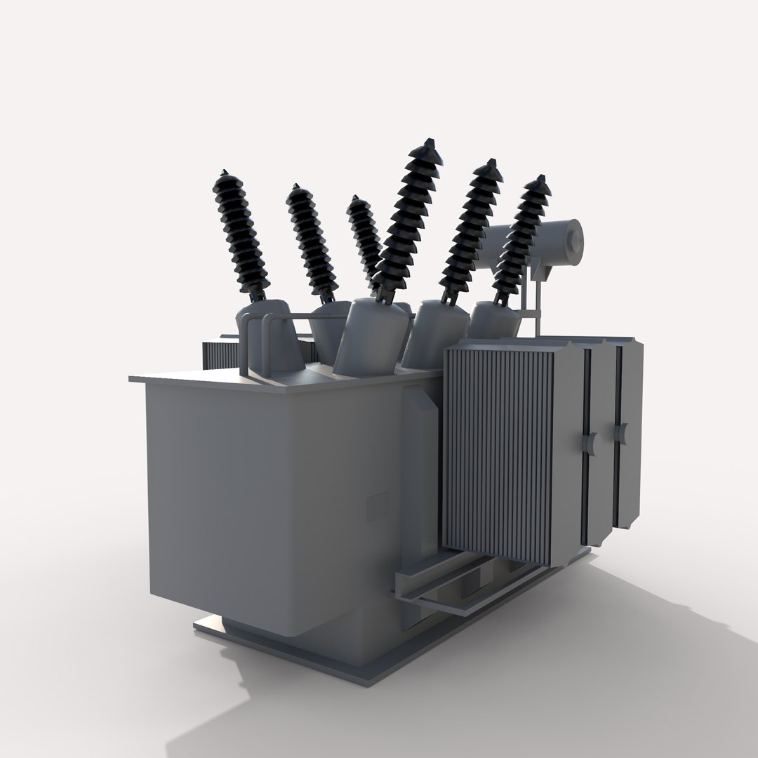 3D Hig Power Transformer Model - TurboSquid 2371083