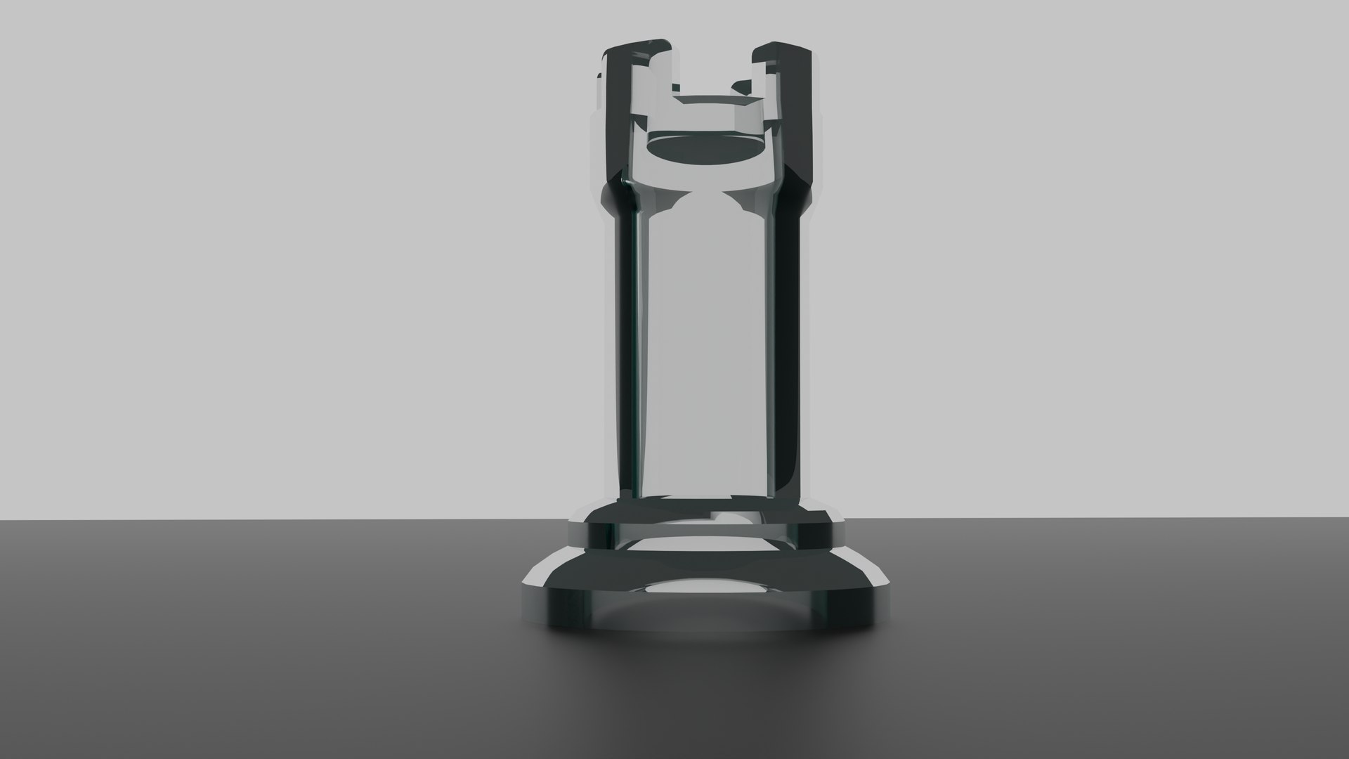 3D Low Poly Glass Chess Rook - TurboSquid 2402457