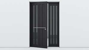 Aluminium door 278 3D model