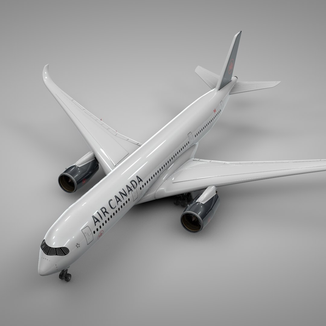 Airbus a350-900 air canada 3D model - TurboSquid 1428585