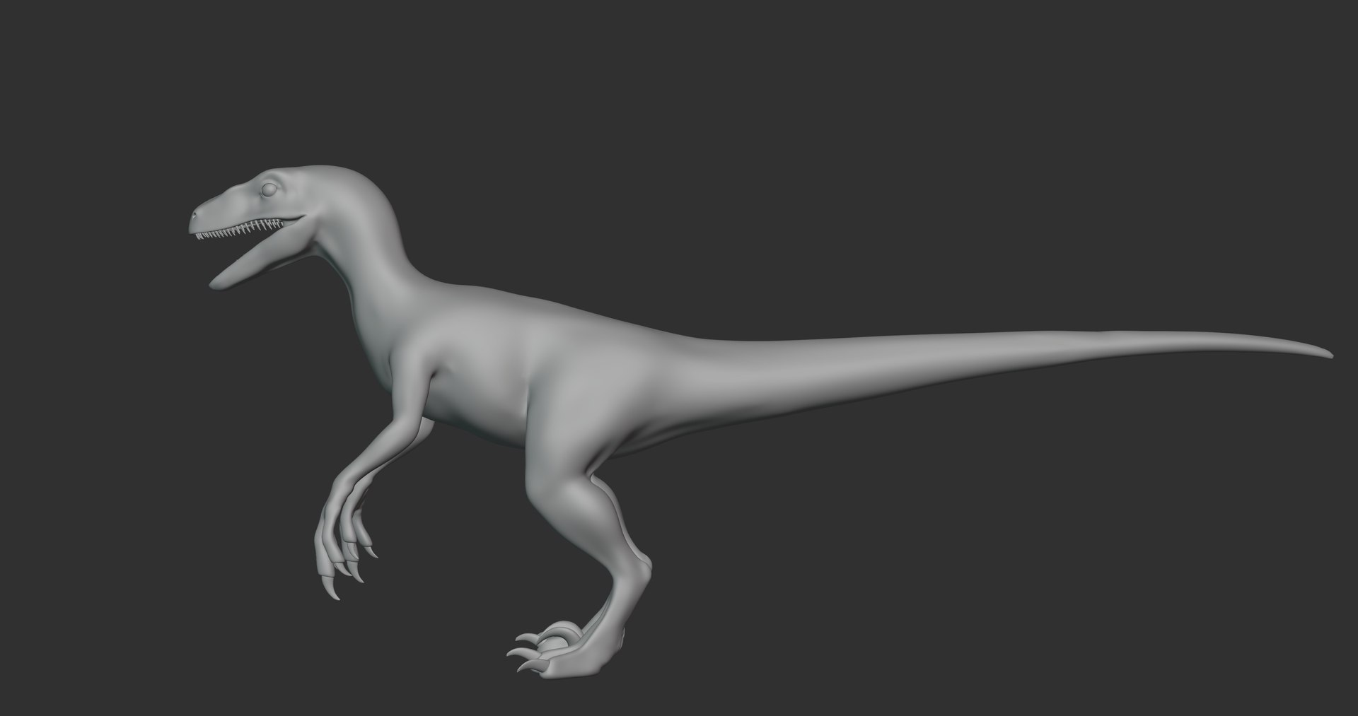 3D Velociraptor Basemesh Low Poly model - TurboSquid 2107217