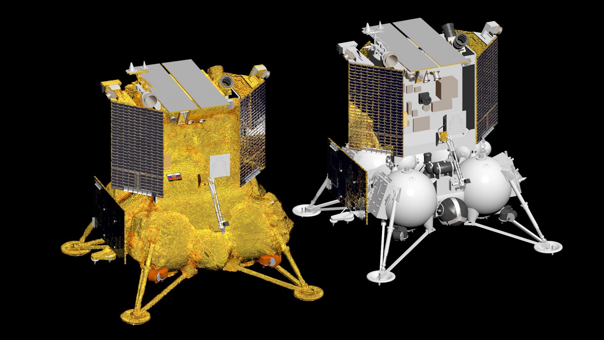 Luna 25 Luna-Glob lander 3D model https://p.turbosquid.com/ts-thumb/LH/qlMfN0/WJ/preview231/jpg/1690980809/1920x1080/fit_q87/a81deeb26758b3464a38de2a1e4d937f89db326b/preview231.jpg