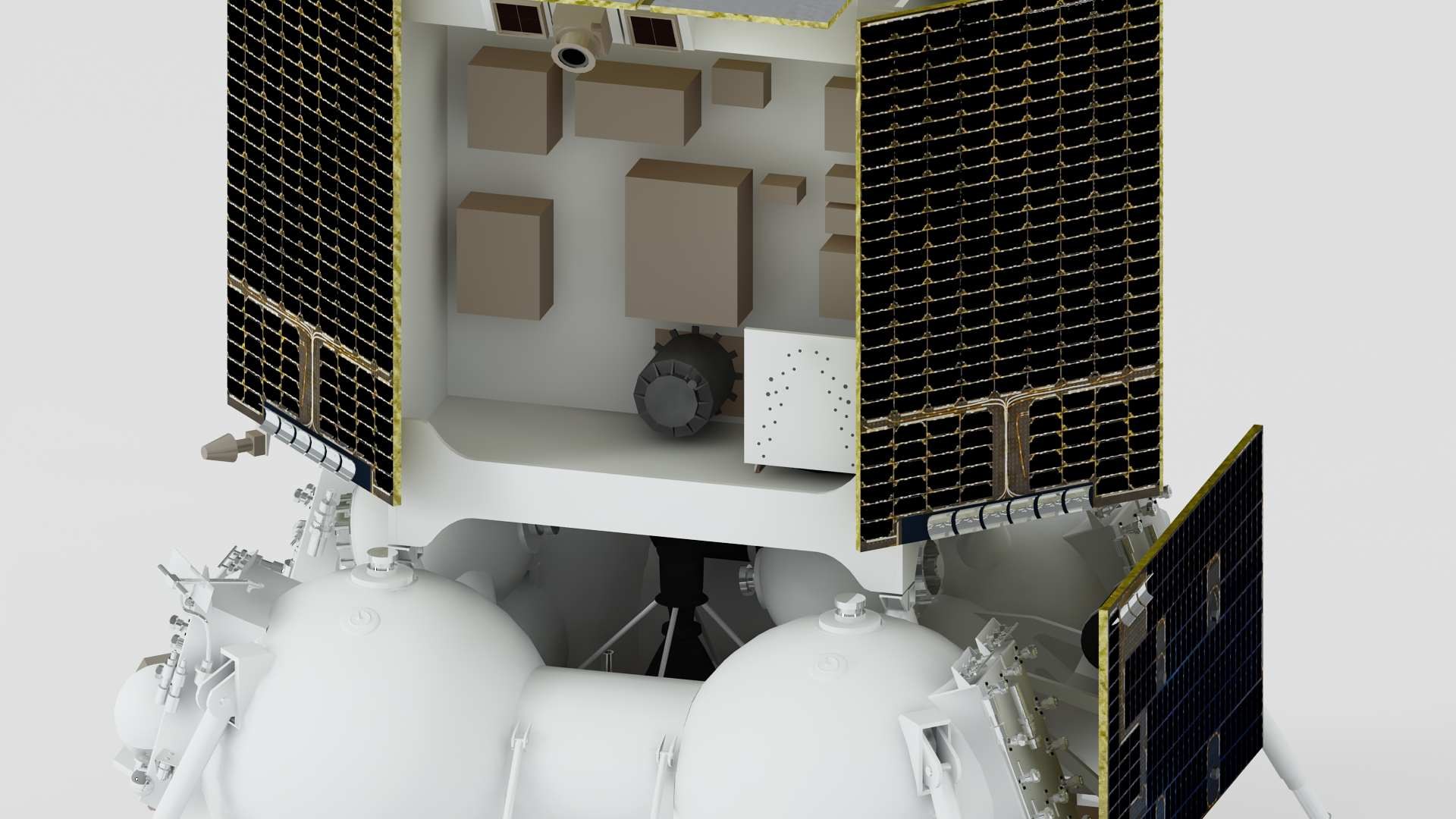 Luna 25 Luna-Glob lander 3D model https://p.turbosquid.com/ts-thumb/LH/qlMfN0/i4/preview14/jpg/1690816357/1920x1080/fit_q87/de4e1f8ff7c74912045491ea2bb7df991089a26e/preview14.jpg