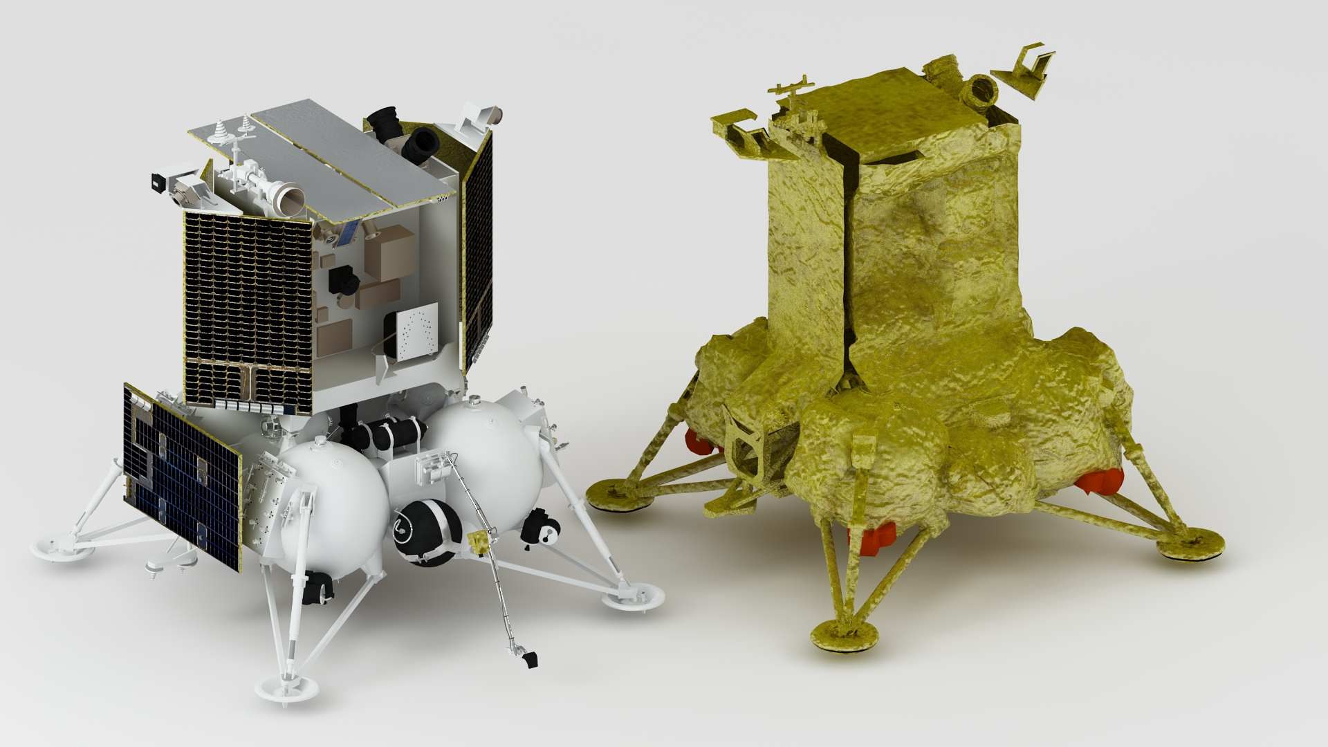 Luna 25 Luna-Glob lander 3D model https://p.turbosquid.com/ts-thumb/LH/qlMfN0/i4/preview4/jpg/1690816352/1920x1080/fit_q87/27f36d3b825460d9760ed10c4aa6773e5b27472b/preview4.jpg