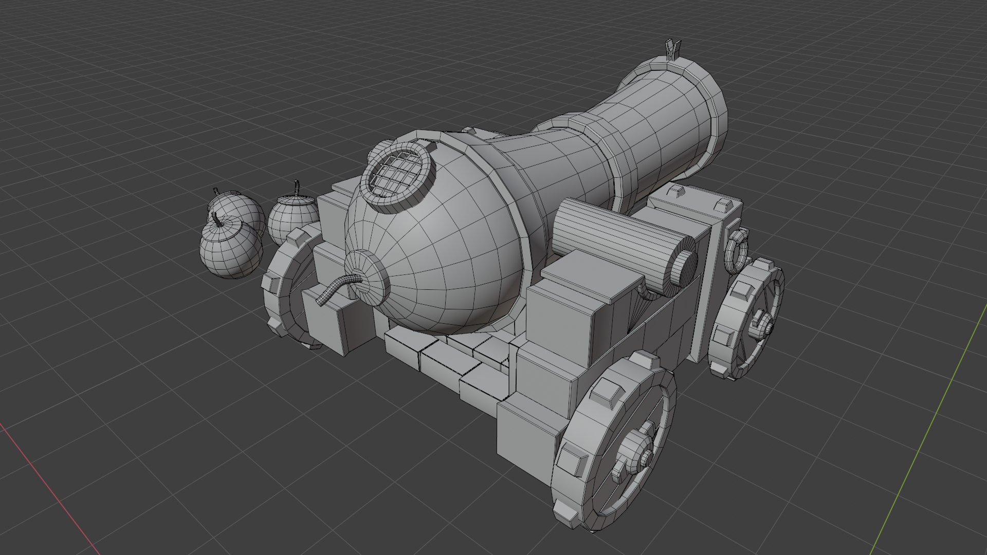 Realistic Ancient Cannon Low Poly 3D Model 3D Model - TurboSquid 1801667