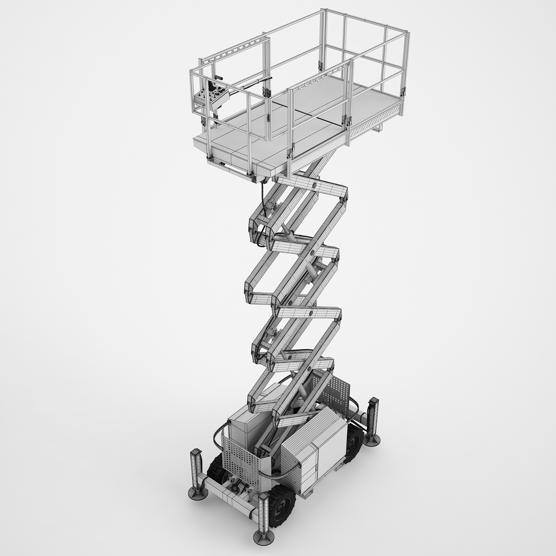 Kompaktowe podnośniki nożycowe 01 Model 3D TurboSquid 1716869