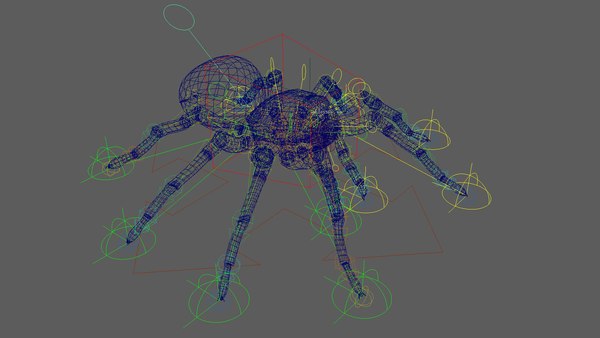 modelo 3d TARANTULA RIG XGEN - TurboSquid 2253822