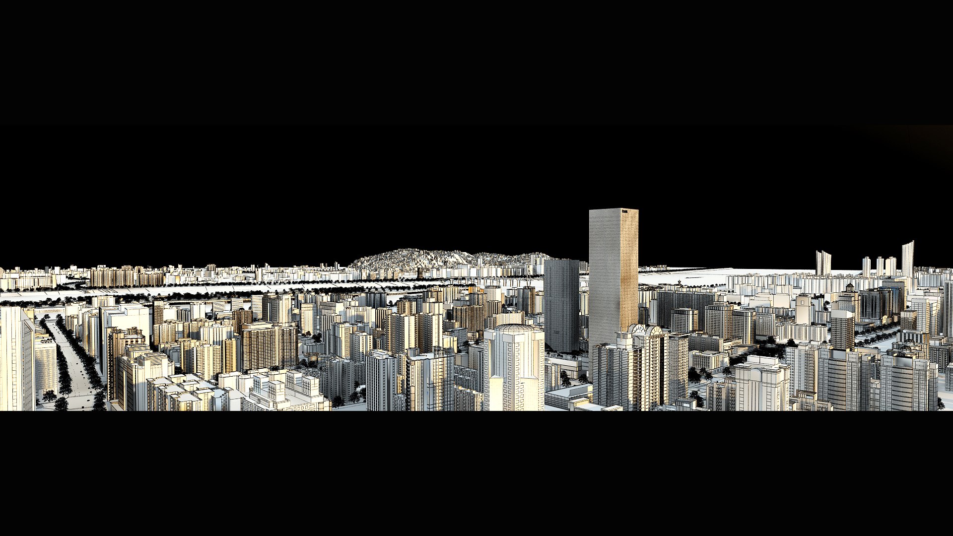 Cityscape 3D Model - TurboSquid 2227043
