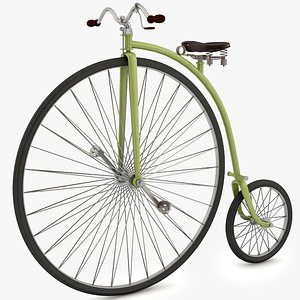 classical velociped 3d model