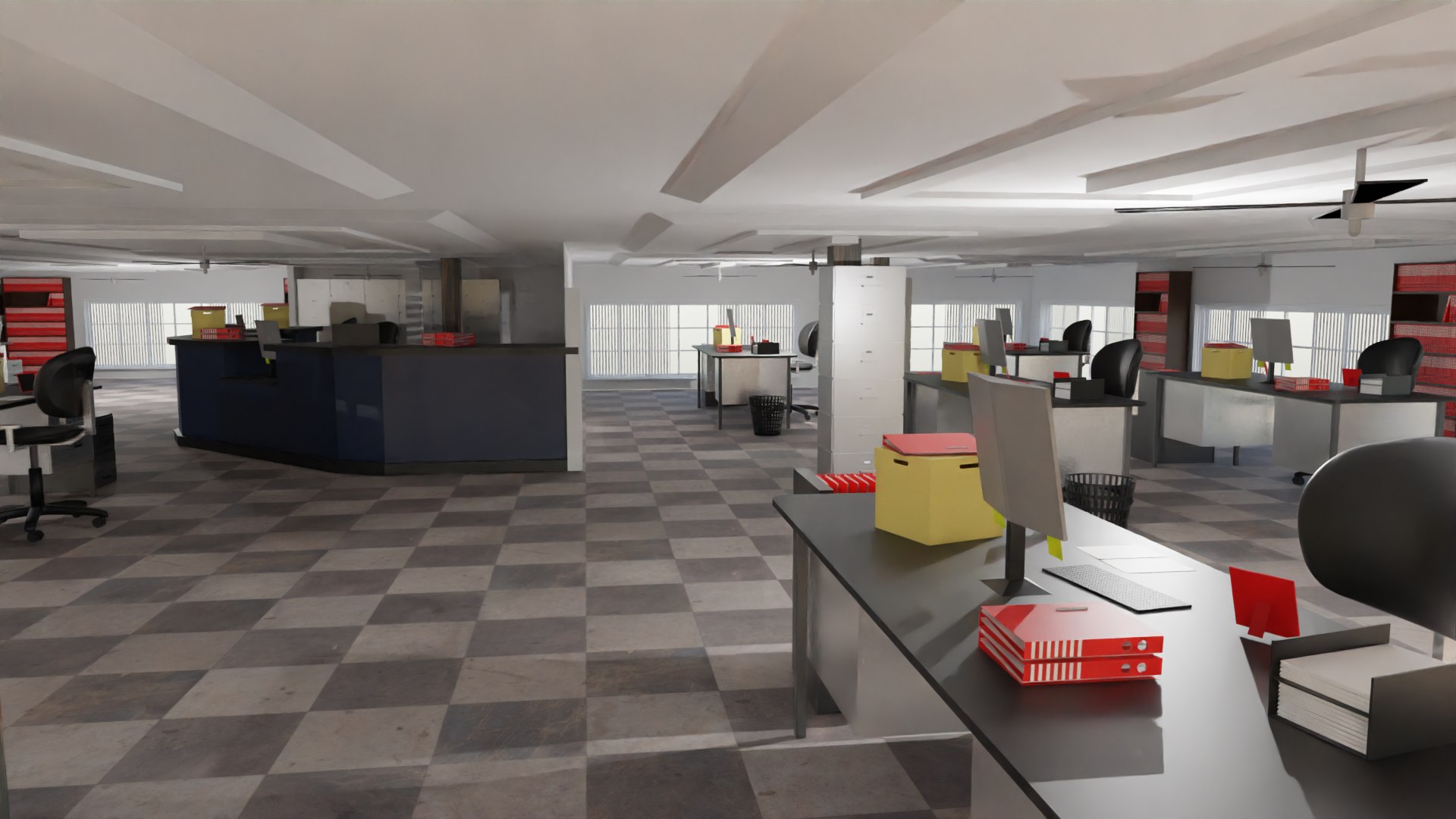 Police Station interior 3D model - TurboSquid 2158061
