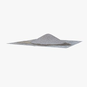 Heap or pile of gravel 3D model