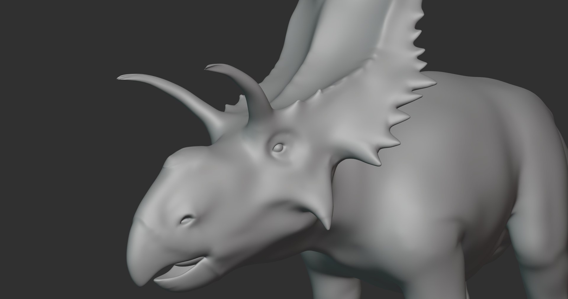 3D Xenoceratops Basemesh Low Poly - TurboSquid 2107670