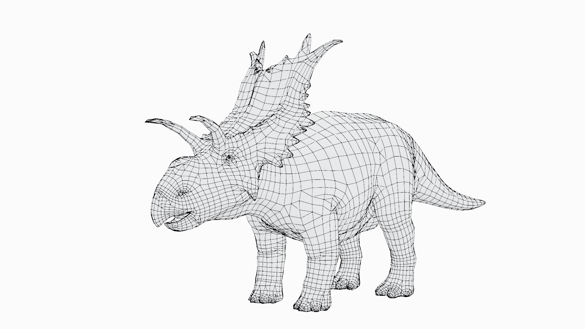 3D Xenoceratops Basemesh Low Poly - TurboSquid 2107670