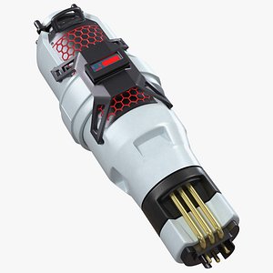 Sci Fi Depleted Energy Battery