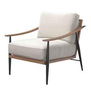 Four Hands Kennedy Chair 3D model