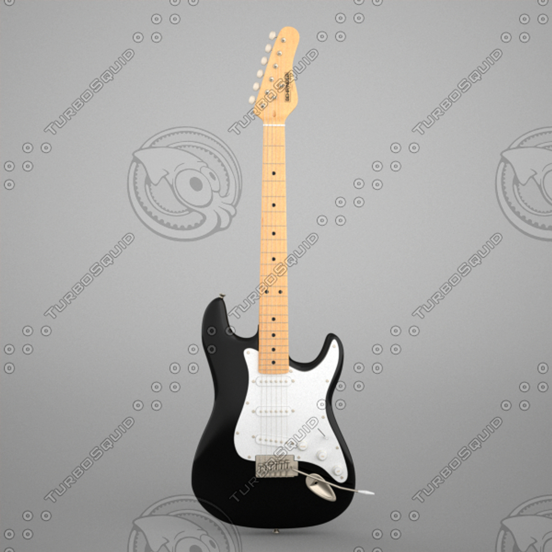 behringer stratocaster maxwell 3d model
