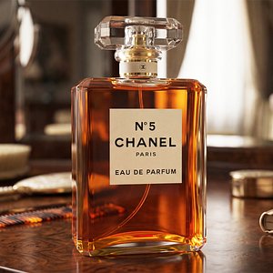 3D Chanel No5 Eau De Parfum Spray model