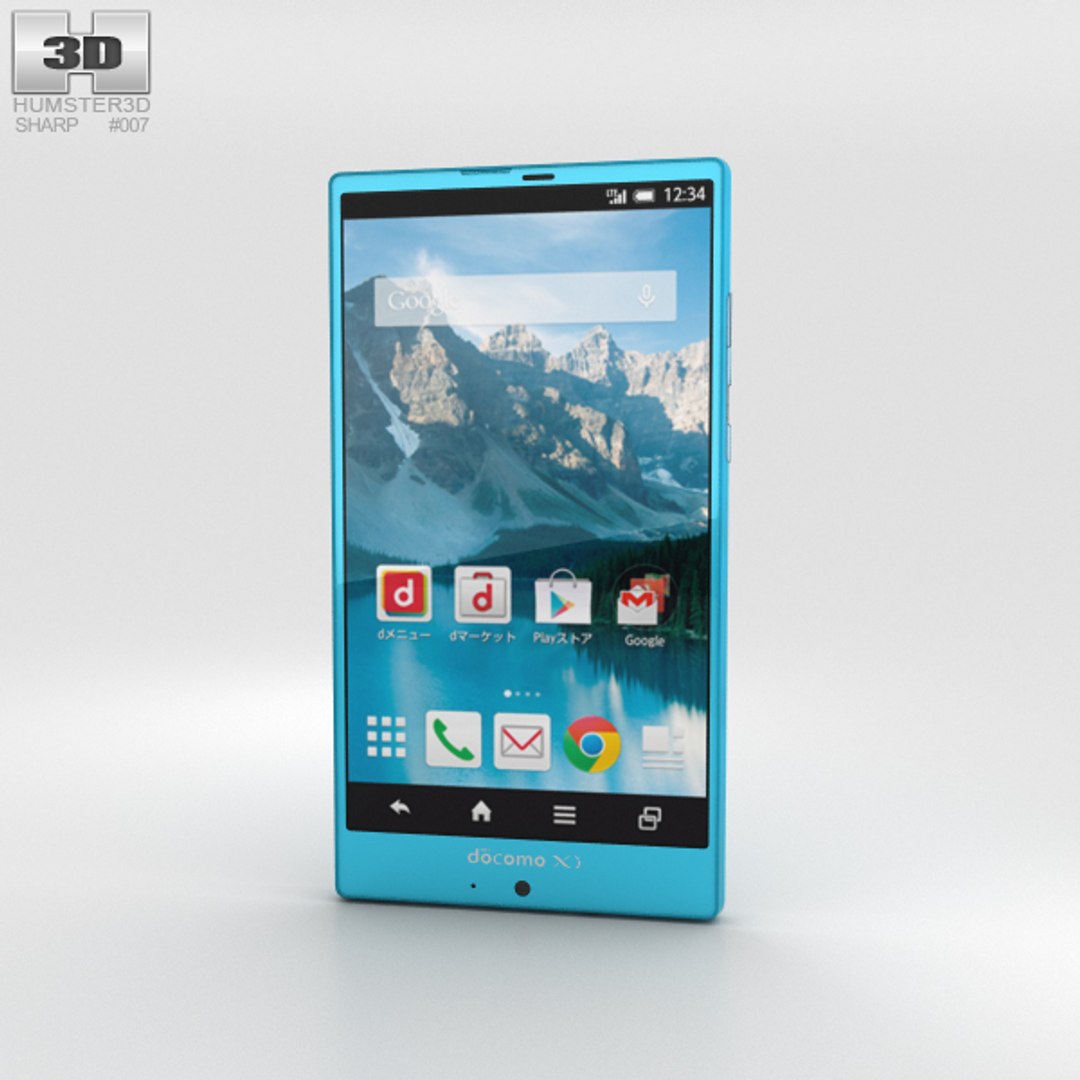 Sharp Sh-01g Aquos 3D Model - TurboSquid 1153406