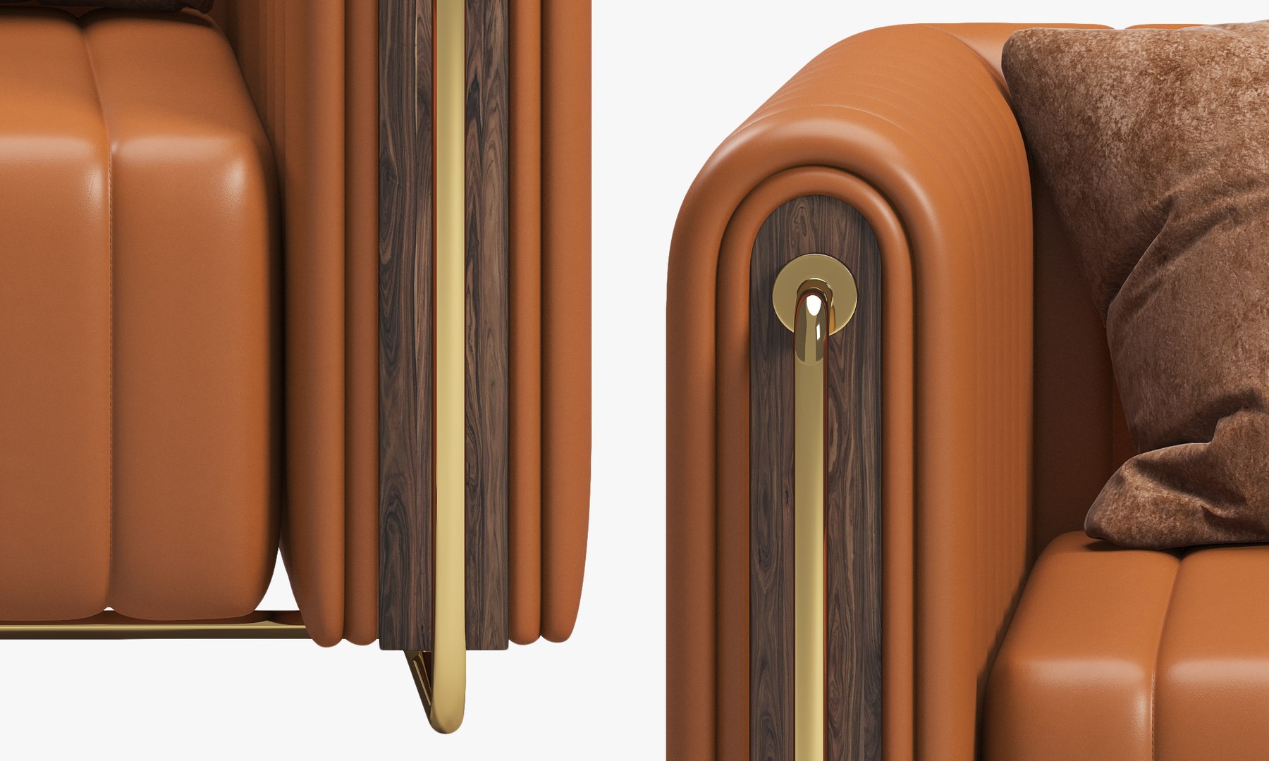 3D Rivers Armchair By Mezzo Collection - TurboSquid 2092090