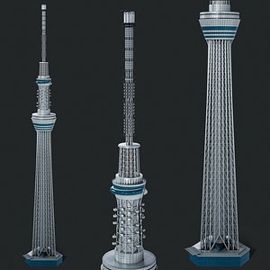 Tokyo Skytree Tower 3D model
