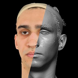 European Male 30s head scan 056