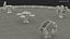 Parco giochi per bambini con segatura e altalene a molla