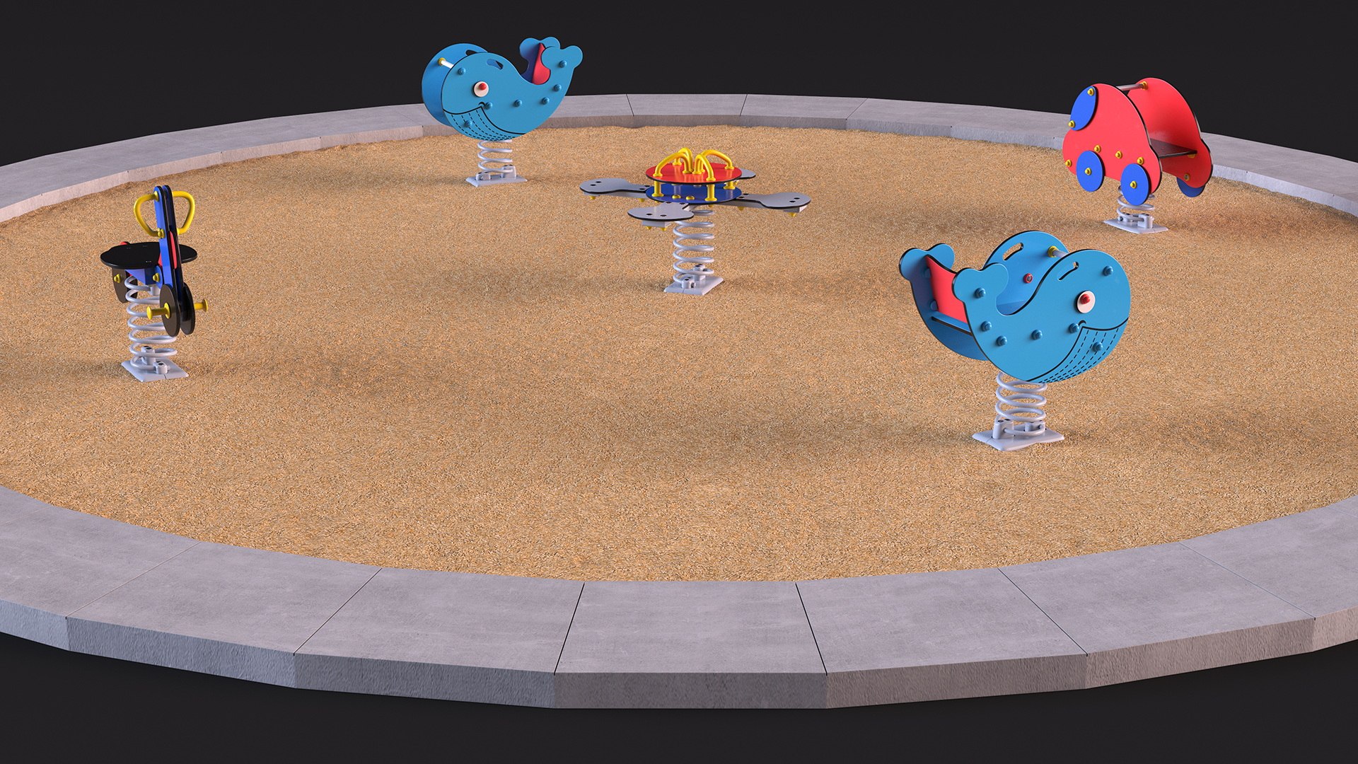3D model Sawdust Child Playground with Spring Swings https://p.turbosquid.com/ts-thumb/LI/PVx9ih/JB/sawdustchildplaygroundwithspringswingsvray3dmodel008/jpg/1701750099/1920x1080/fit_q87/48c97873efd5701e2cc9021c7909ec12a93b9b37/sawdustchildplaygroundwithspringswingsvray3dmodel008.jpg
