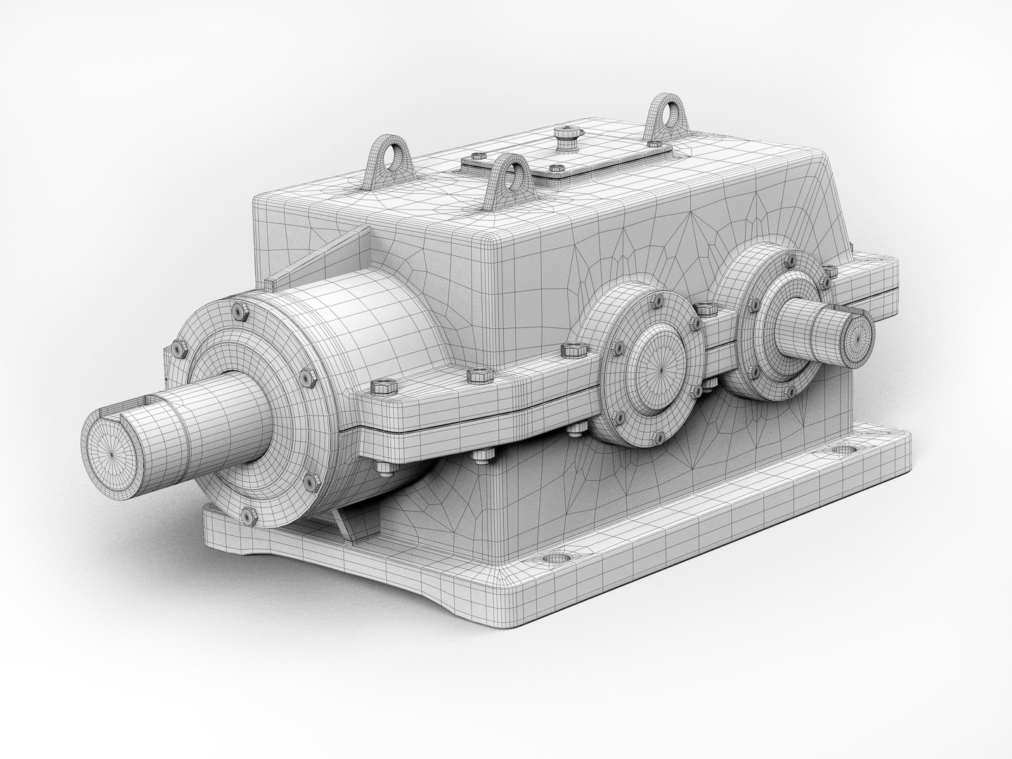 3D Collection Of Industrial Gearboxes Model - TurboSquid 2306330