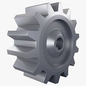 3D Gear Spur D178mm T74mm M1