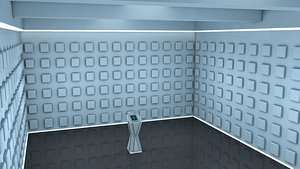 3D Sci Fi Room model