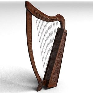 harfe strings 3d 3ds