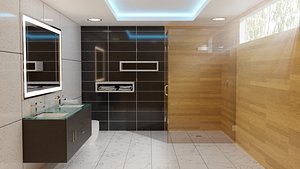 modern bathroom 3D