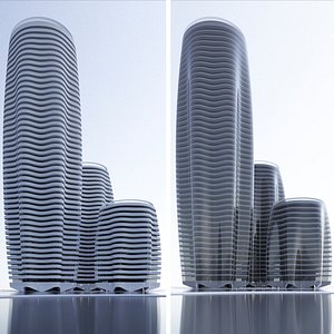 Skyscraper Sofi V7 3D model