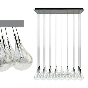 drop pendant lamp alma 3d model