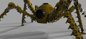 3d robot spider