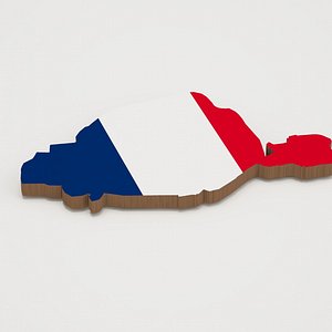 Paris Capital of France 3D Map 3D