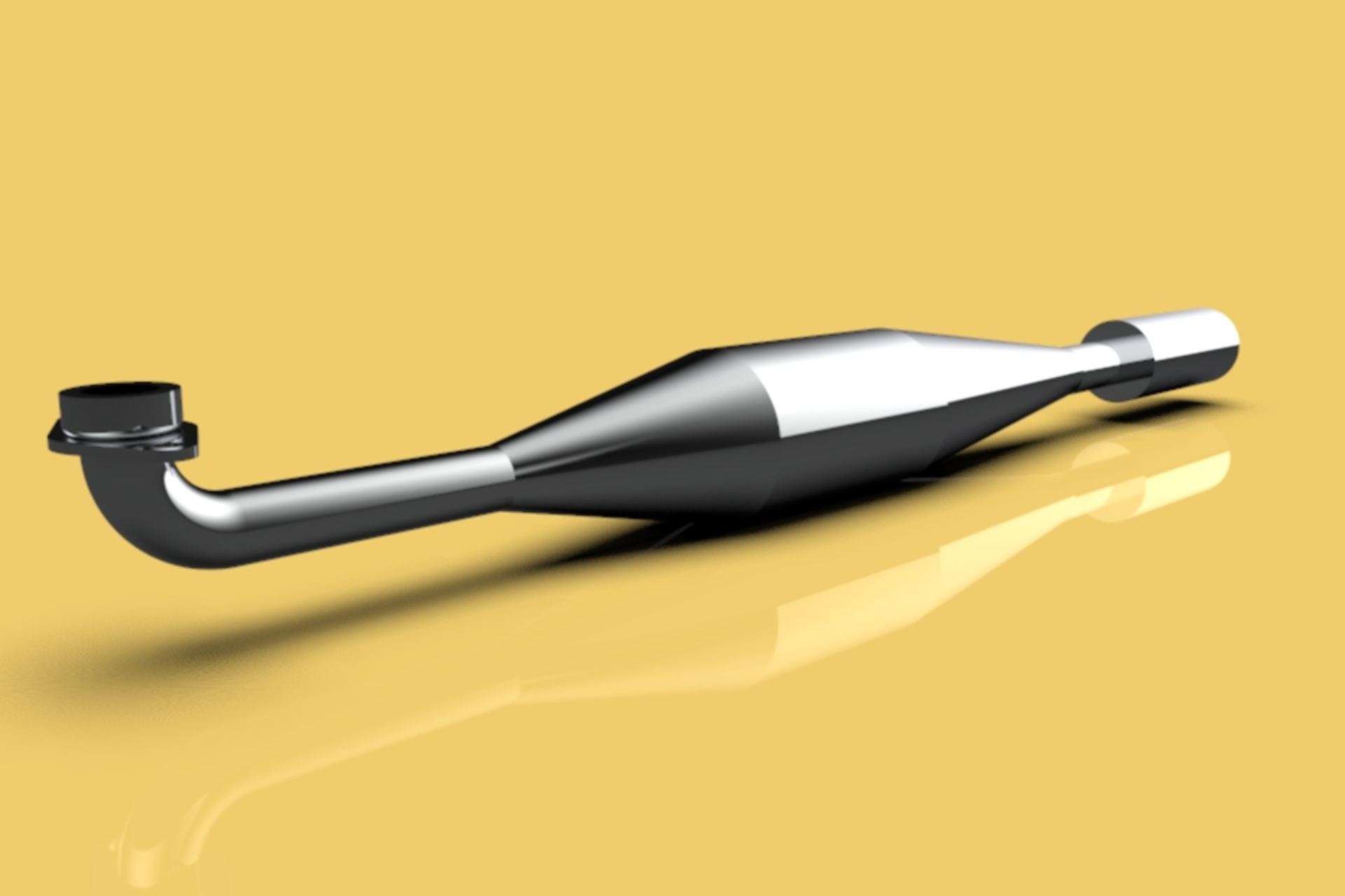 3D MOTORBIKE MUFFLER MOTORCYCLE EXHAUST BIKE RACING TurboSquid 1773538